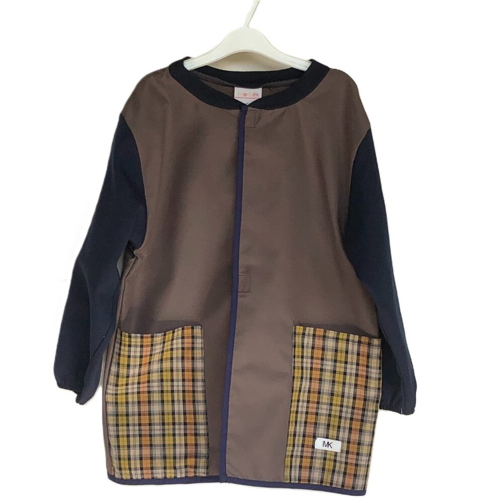 New Kid Long Sleeve Craft Smock Apron w/2 Pockets Made in Quebec by Creation MK